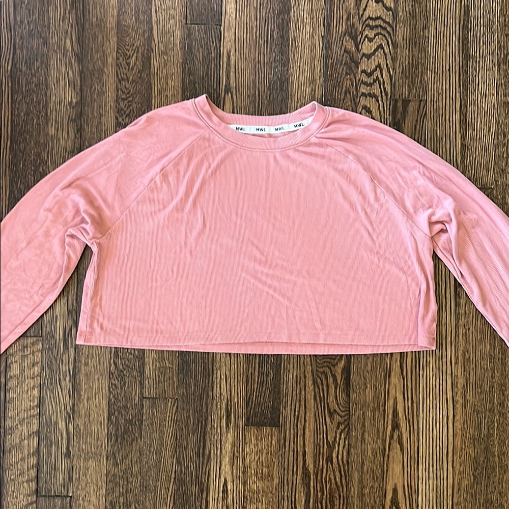 3/$15 Madewell Pink Long Sleeve Top
